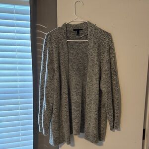 Lane Bryant Cozy Gray Women's Sweater with Silver Shimmer